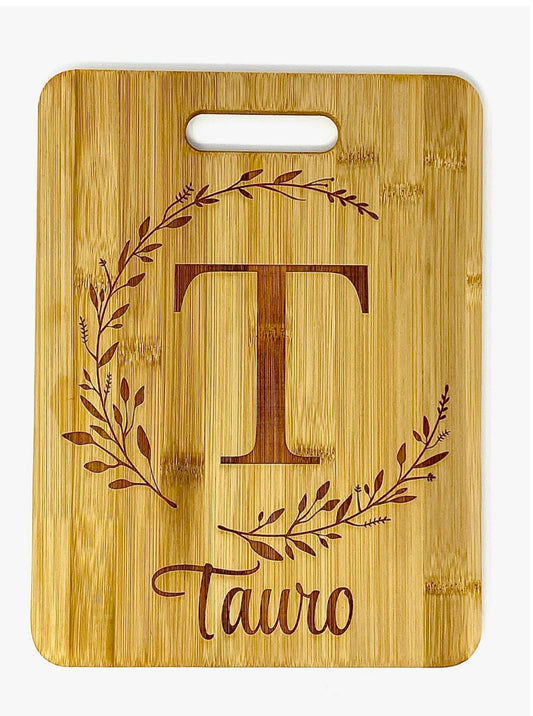Personalized Bamboo Cutting Board